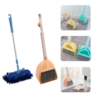 kids simulation play house broom mop set kindergarten toys baby pretend role play sweeping cleaning preschool childrens toy gift