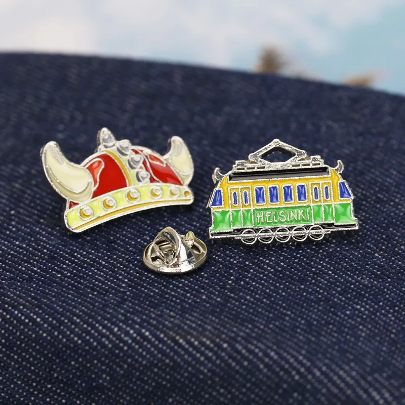 Аниме значки броши для хиджаба эмалевые Броши женщин Аватар Металлическая