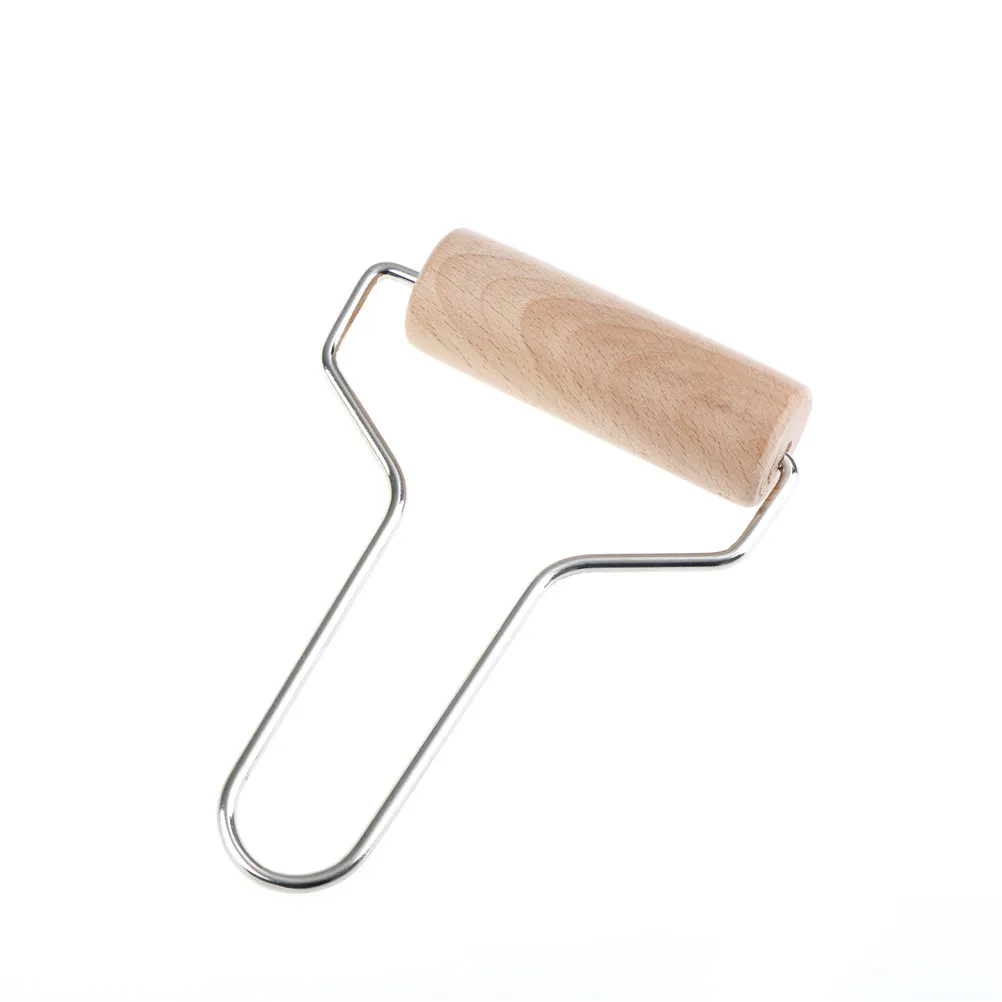 Полезно дерево полимерный ролик для глины штемпелевать Brayer Полимерная глина