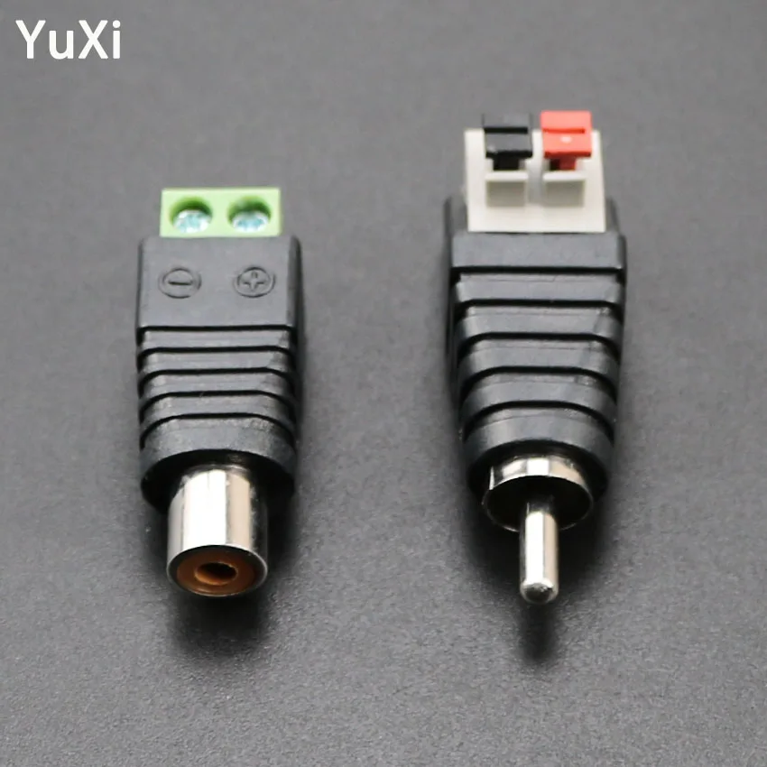YuXi DIY RCA Штекерный разъем провод для динамика Кабельный штекер