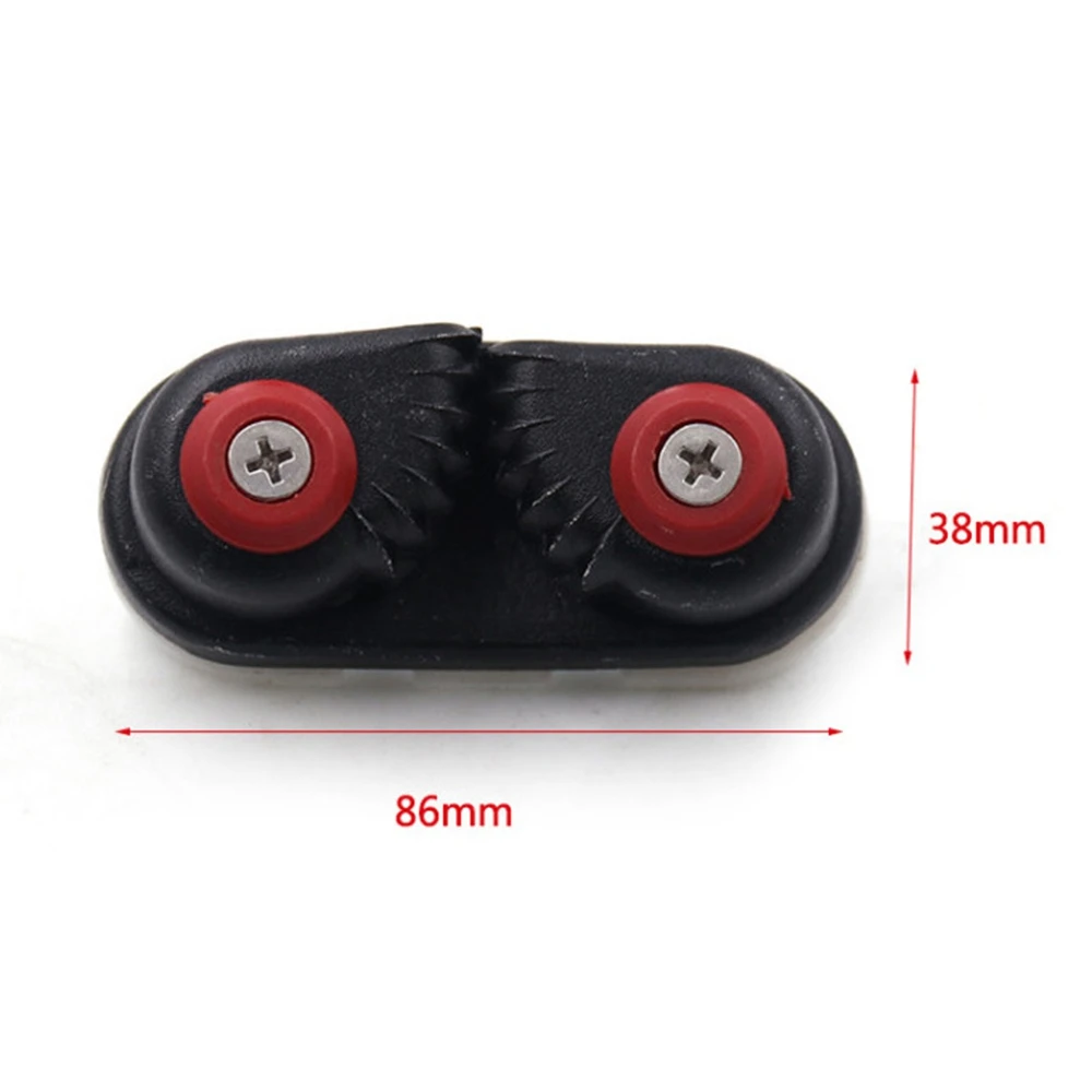 

2 Row Matic Ball Bearing Cam Cleat Marine Boat Fast Entry Rope Wire Fairlead Sailing Sailboat