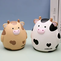 piggy bank money box saving cash coin cute cow modeling kids toy gifts baby room desktop decorative nursery ornaments