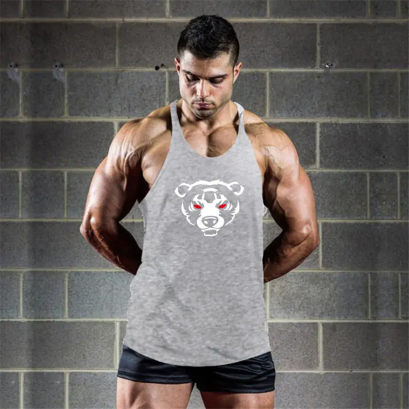 

Mens vest new summer Cotton Fashion high quality undershirt bodybuilding undershirt fitness sleeveless tank top men gym clothing