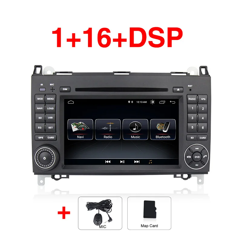 Car dvd Android 8,0 автомобильный dvd-плеер радио gps Navi для Mercedes Benz B200 A B класс W169 W245 Viano Vito W639 Sprinter W906 - Цвет: Car dvd