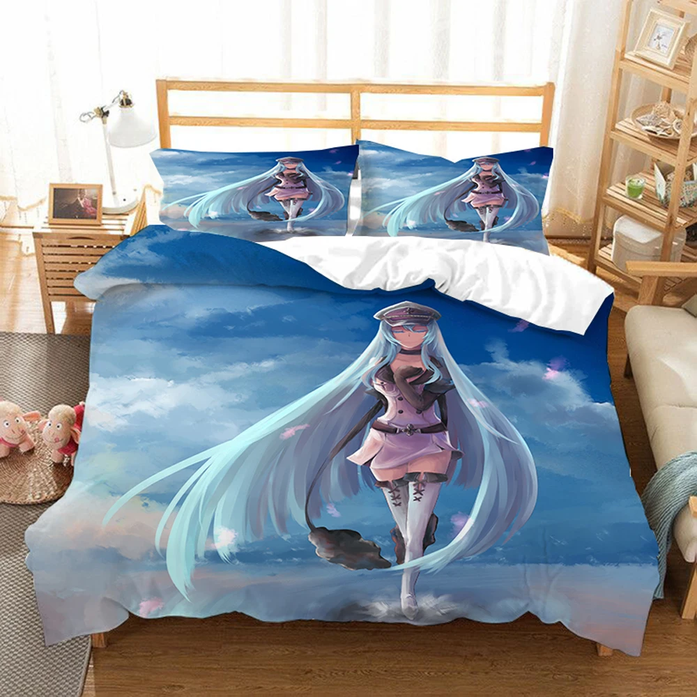 

Japanese Anime Teens Bedding Twin Full Queen Super King Single Double Size Duvet Covers Pillowcase Akame ga KILL