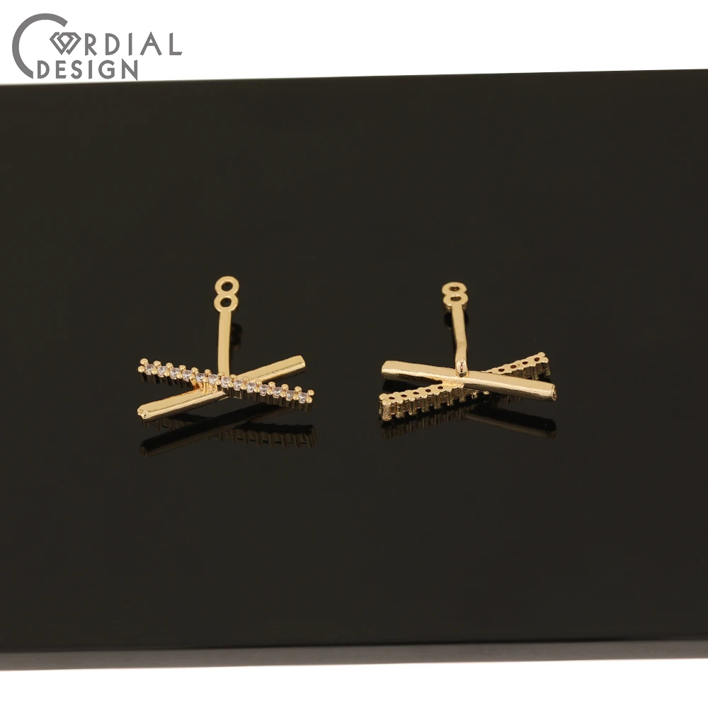 

Cordial Design 20Pcs 18*18MM Jewelry Accessories/Hand Made/CZ Pendant/Genuine Gold Plating/DIY Making/Charms/Earring Findings