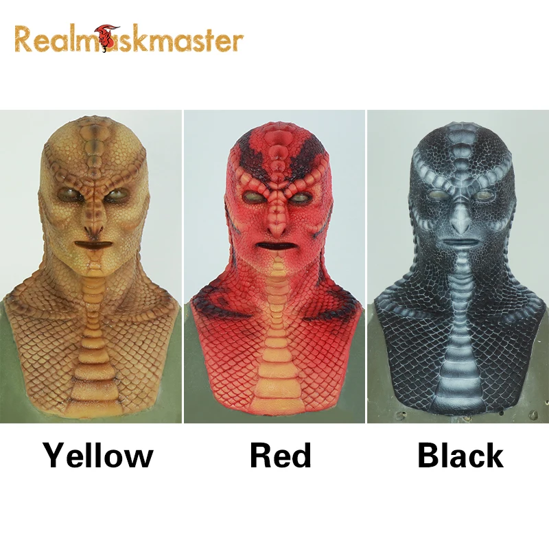 Realmaskmaster Реалистичная силиконовая маска ящерицы на Хэллоуин для мужчин, Вечерние Маски, искусственный Голубь из латекса, Вечерние Маски для взрослых