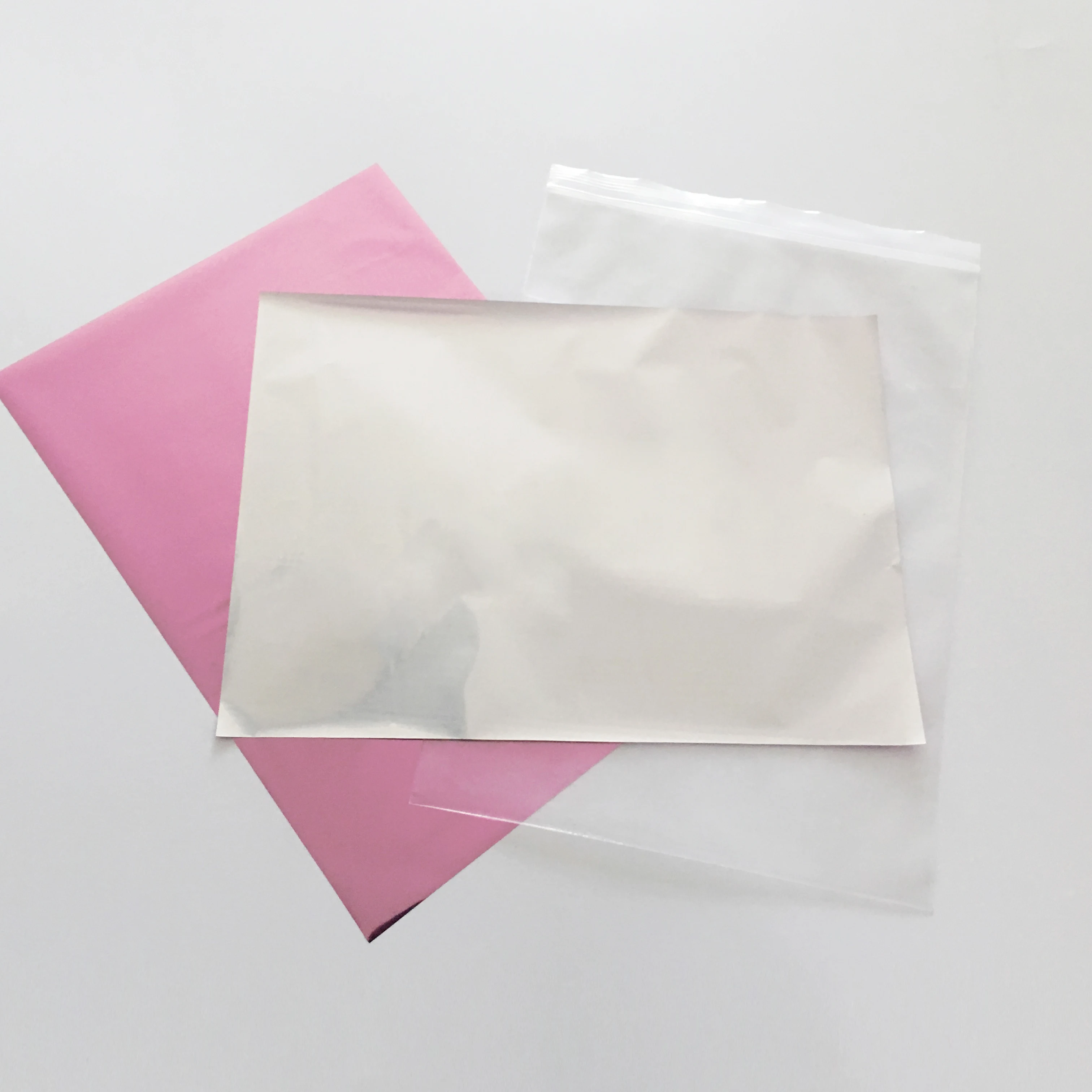 

Colors A4 50pcs hot stamping foil for toner reactive by laser printer and laminator for wedding invitation cards printing