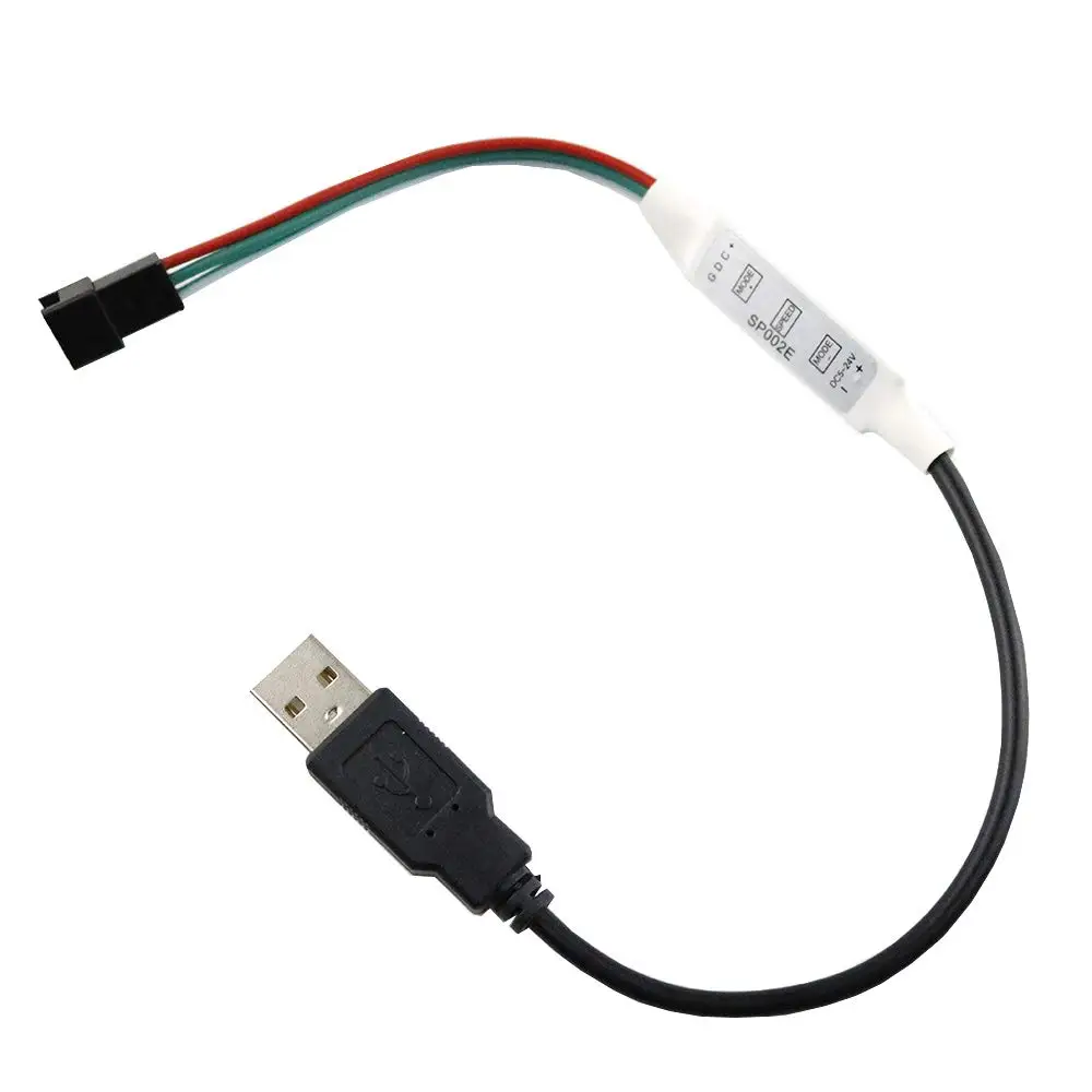 DC 5 V 24 светодиодный контроллер 3key RF 14key 21key пикселей диммер 3pin USB постоянного тока