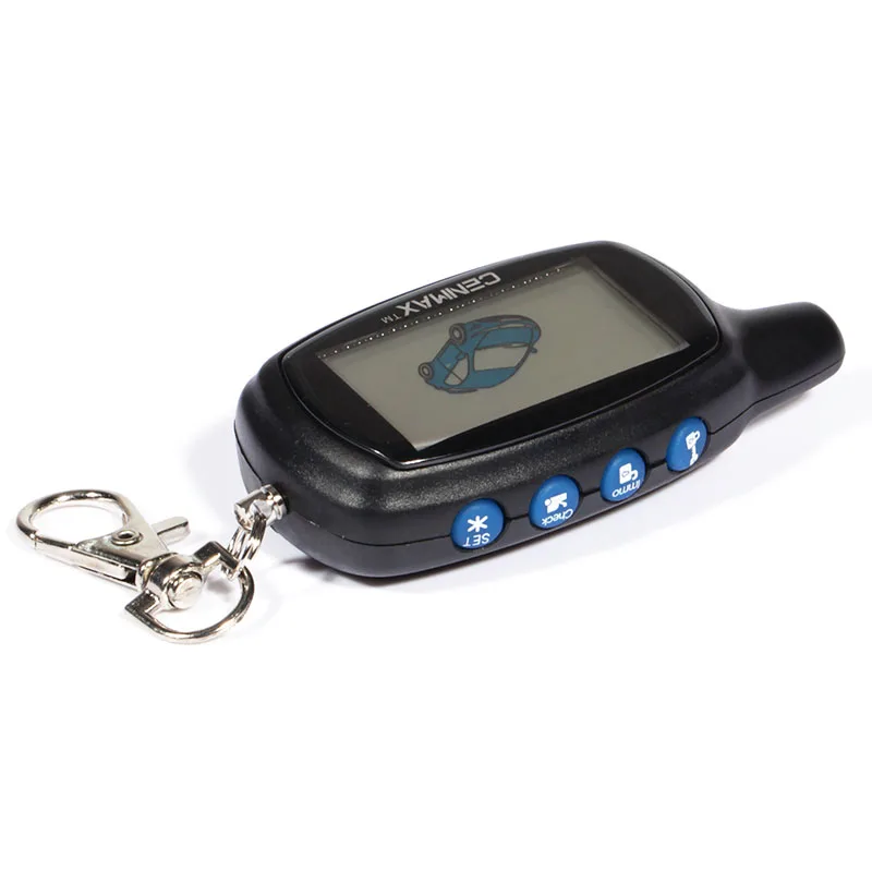 

CENMAX ST-7A Russian LCD remote control for CENMAX ST7A 7A LCD keychain car remote 2-way car alarm system
