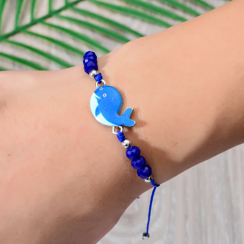 12 шт. женские браслеты-подвески в виде дельфина | Украшения и аксессуары
