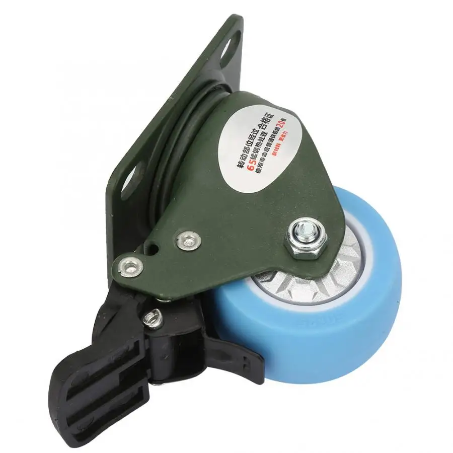 Марганцевая Стальная скоба 2 дюйма роликовые колеса колесики из ТПУ поворотное