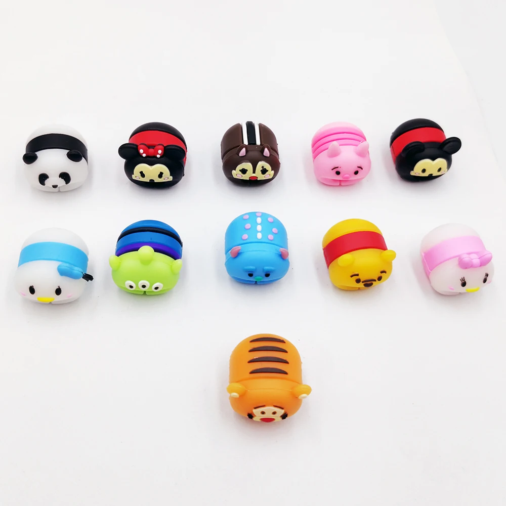 Мультяшный протектор кабеля защита передачи данных защитный чехол намотка для