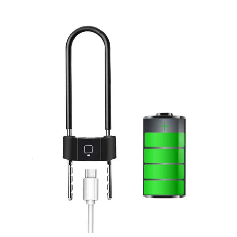 Портативный Умный usb замок для защиты отпечатков пальцев u образный