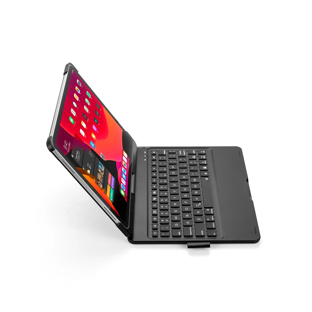 Для iPad Pro 12 9 2020 Bluetooth клавиатура чехол 7 цветов с подсветкой планшет 360 °