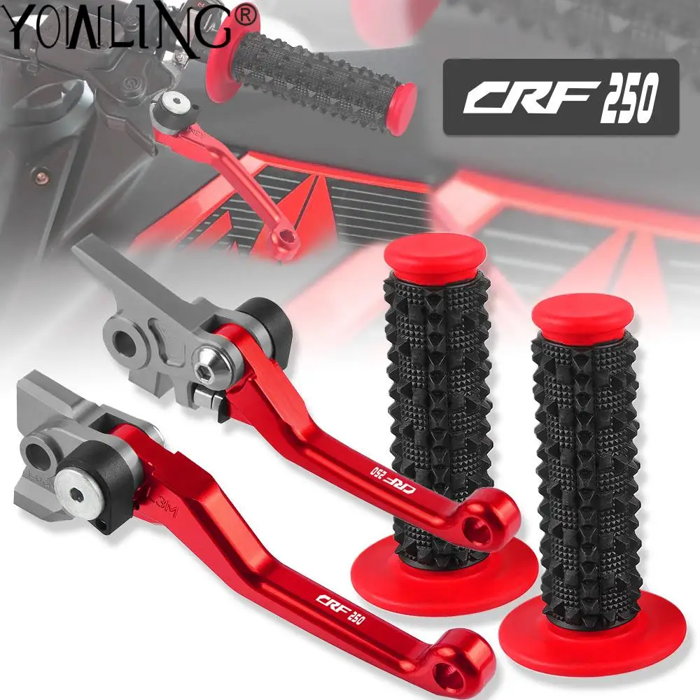

Motorcycle CNC Aluminum Dirt Bike Brake Clutch Levers 7/8'' Rubber Handle Bar For Honda CRF 250 CRF250 RALLY 2017 Accessories