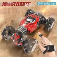 2 4g remote control stunt car gesture induction one click deformation off road vehicle music drift dancing side driving rc toy