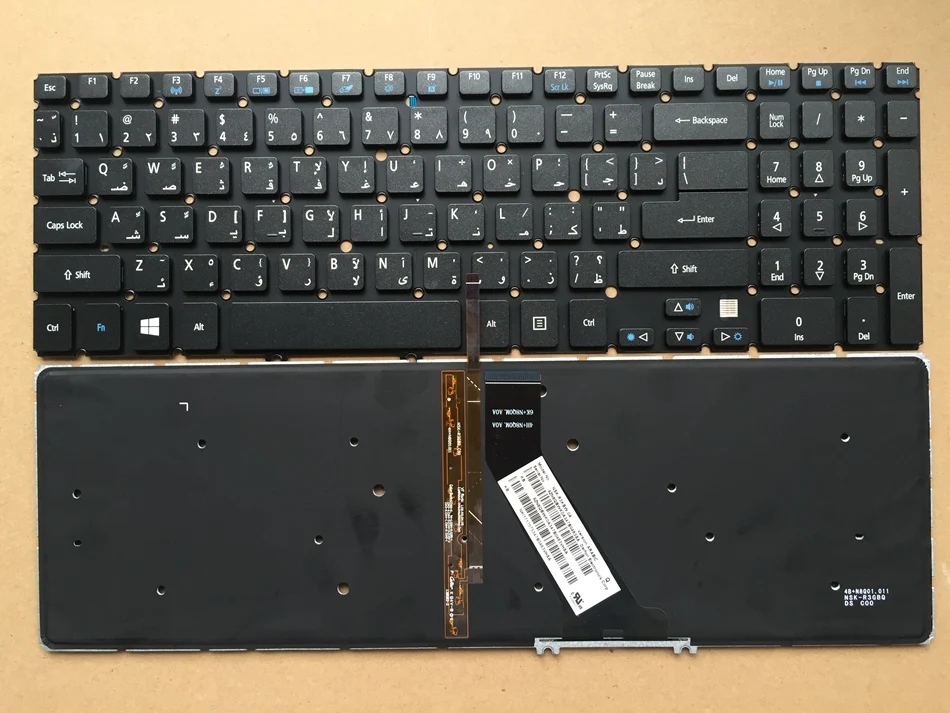 Арабская клавиатура для ноутбука с подсветкой Acer Aspire V5 | Компьютеры и офис