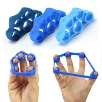 silicone finger gripper strength trainer resistance band hand grip wrist yoga stretcher finger trainer fitness gym equipment