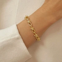 925 sterling silver lock chain bracelet for women men vintage handmade hasp adjustable bracelet party jewelry gift s b451
