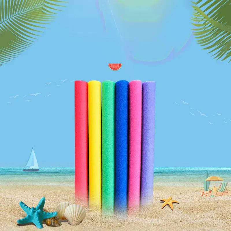 

6*150cm Swimming Pool Noodles 2020 New Flexible Kickboard Water Aid DIY Toys Woggle Noodles Hollow Learn Foam Swimming Pool Set