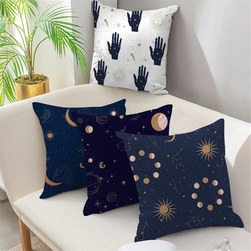 

Abstract Pillow Cases Uniiverse Plant Throw Pillows for Bed Sofa Chair Car Seat Cushion Cover almofada Funda Cojin 45x45