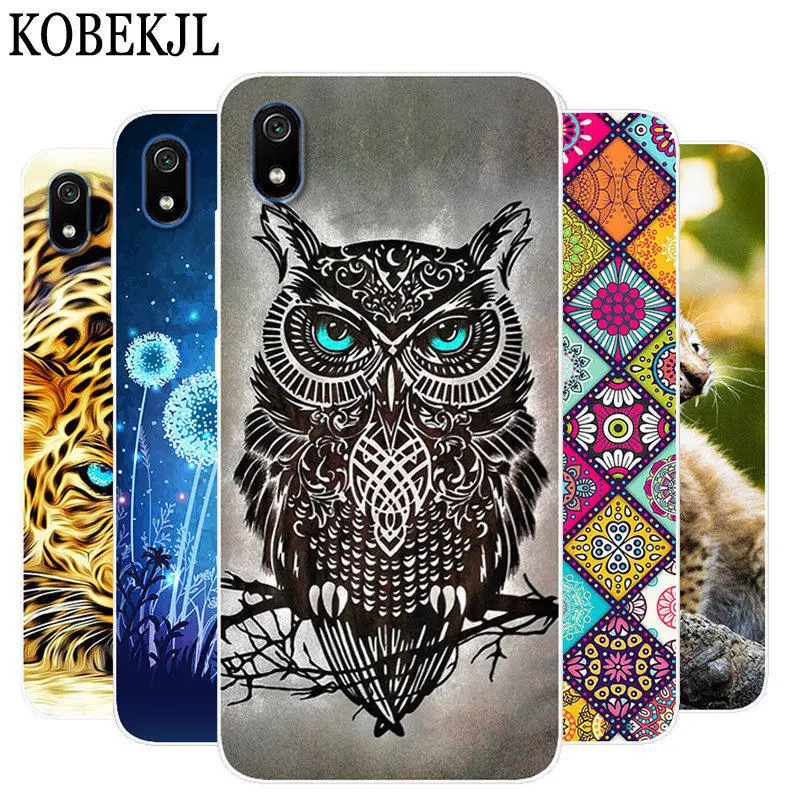 Чехол для Redmi 7A чехол Xiaomi мягкий мультяшный ТПУ силиконовый накладка телефона 7 A