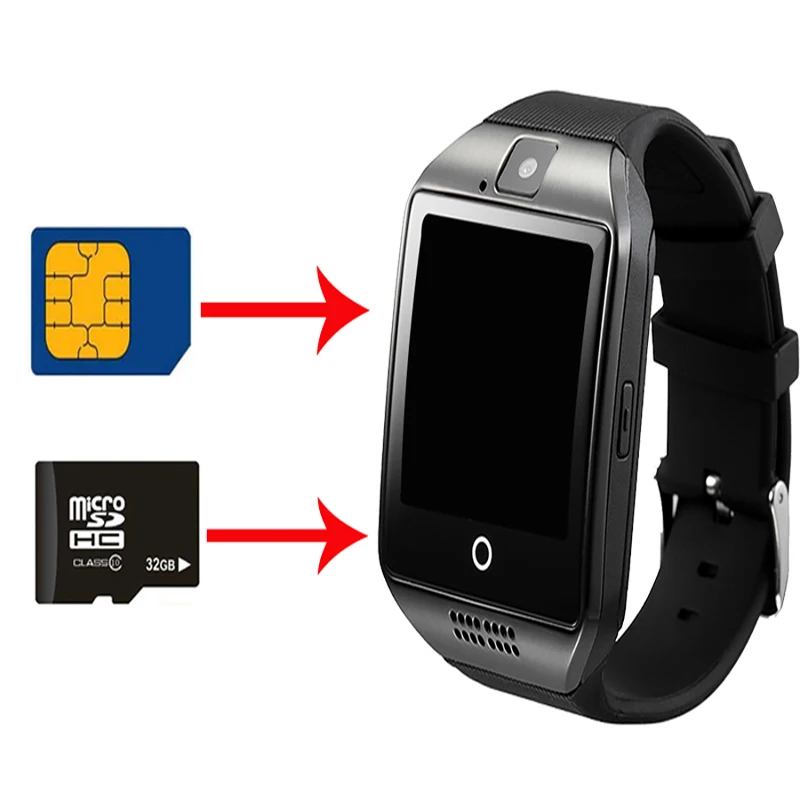 Умные часы с камерой Bluetooth умные наручные SIM-картой для телефона Android носимые