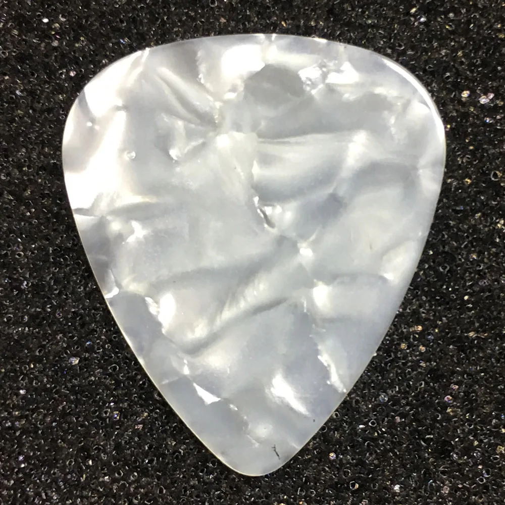 100 шт./лот гитарные палочки среднего размера 0 71 мм с белым жемчугом 2