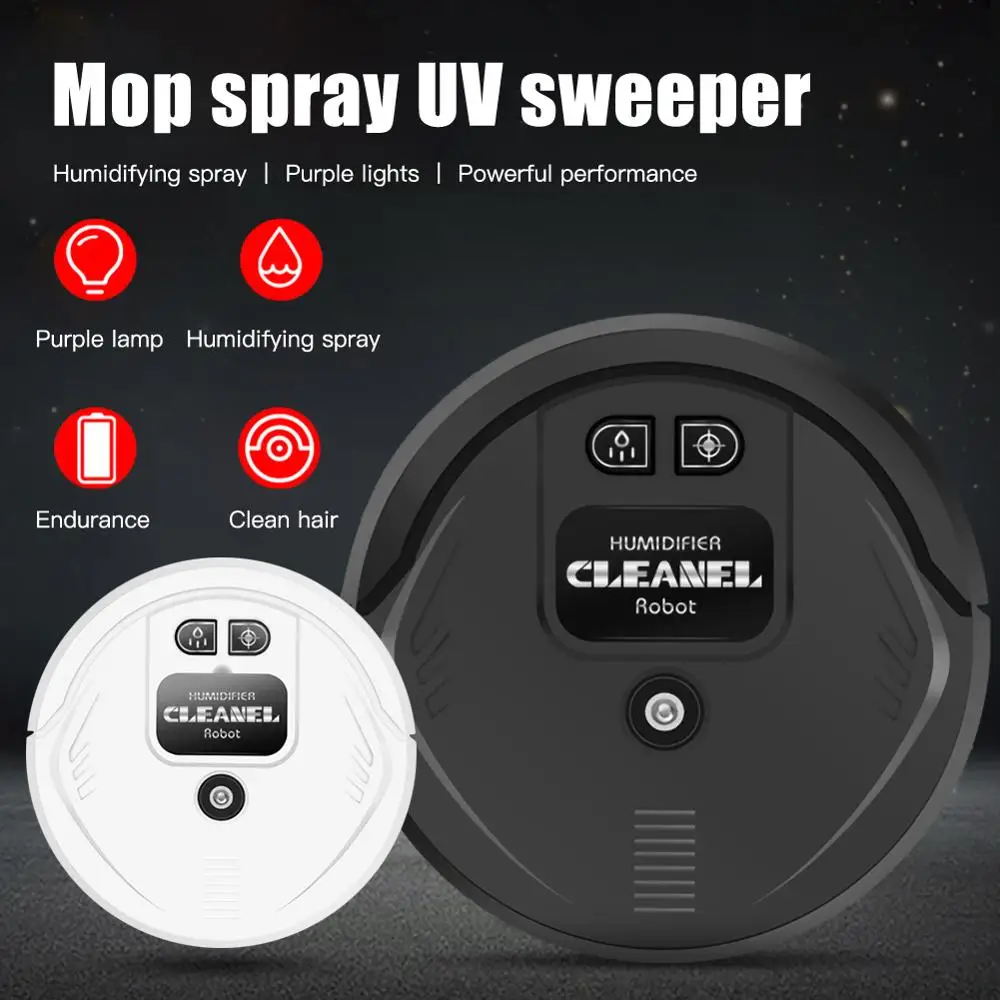 

Automatic Sweeping Robot UV Lamp Household USB Charging and Cleaning Machine Smart Vacuum Cleaner
