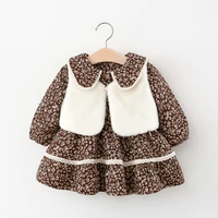 autumn winter newborn baby girl dress toddler print long sleeve 1 year birthday princess dresses for girls clothing kids clothes