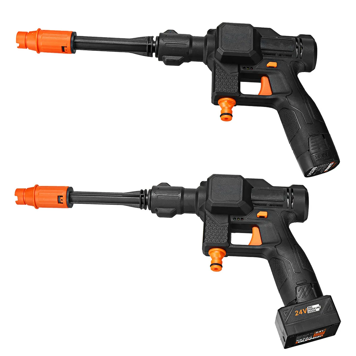 Продажа 500 Вт 48 бар Беспроводной мойщик высокого давления для автомобиля перезаряжаемый литиевый аккумулятор портативный водяной пистолет Очистит...