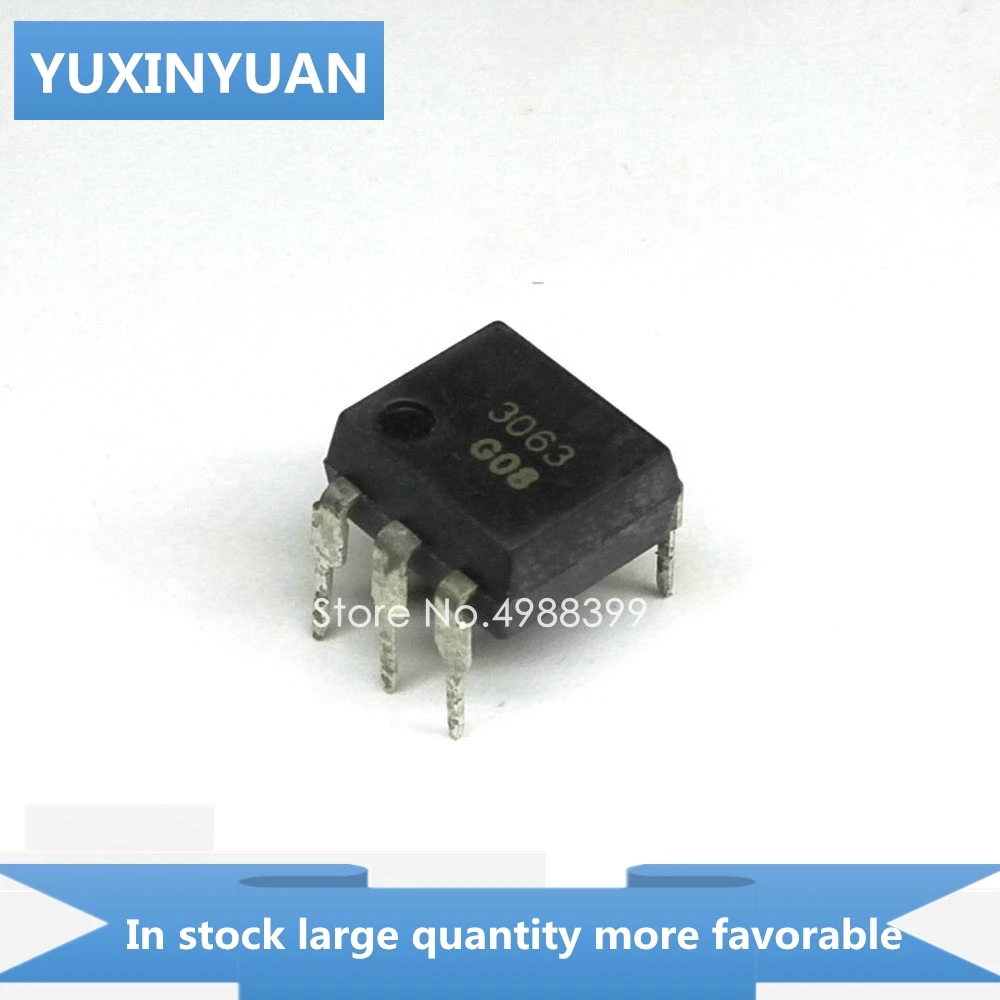 YUXINYUAN 10 шт./лот COSMO3063 COSMO 3063 COSM O3063 MO3063 DIP6 в наличии | Электронные компоненты и