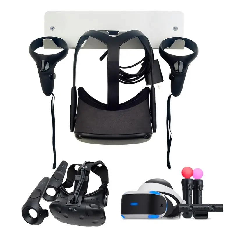 1 Набор Подставка для настенного монтажа держатель для Oculus Rift-S Quest htc Vive Playstation VR Kit