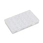 Прозрачный пластиковый органайзер, 28 ячеек