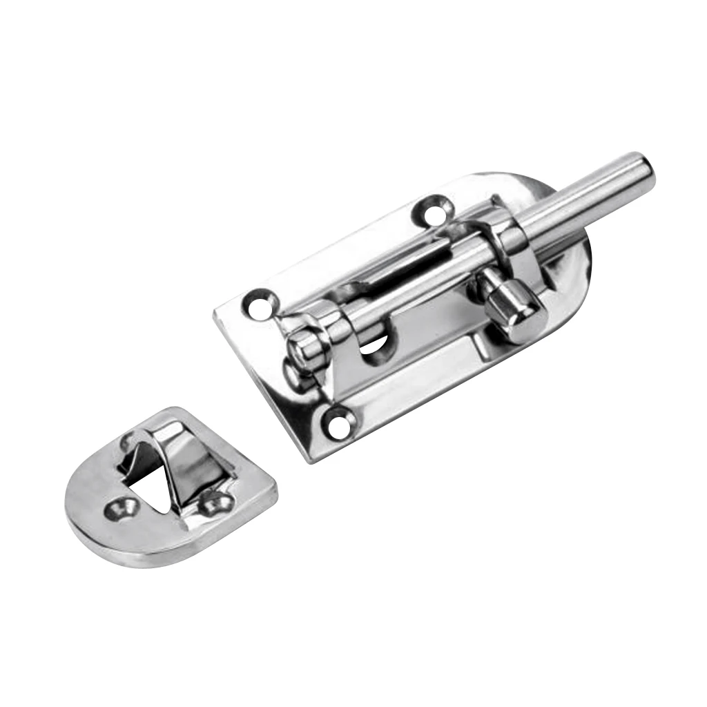 

Door 4 Inch Long Kayak Stainless Steel Slide Latch Barrel Bolt Security Lock