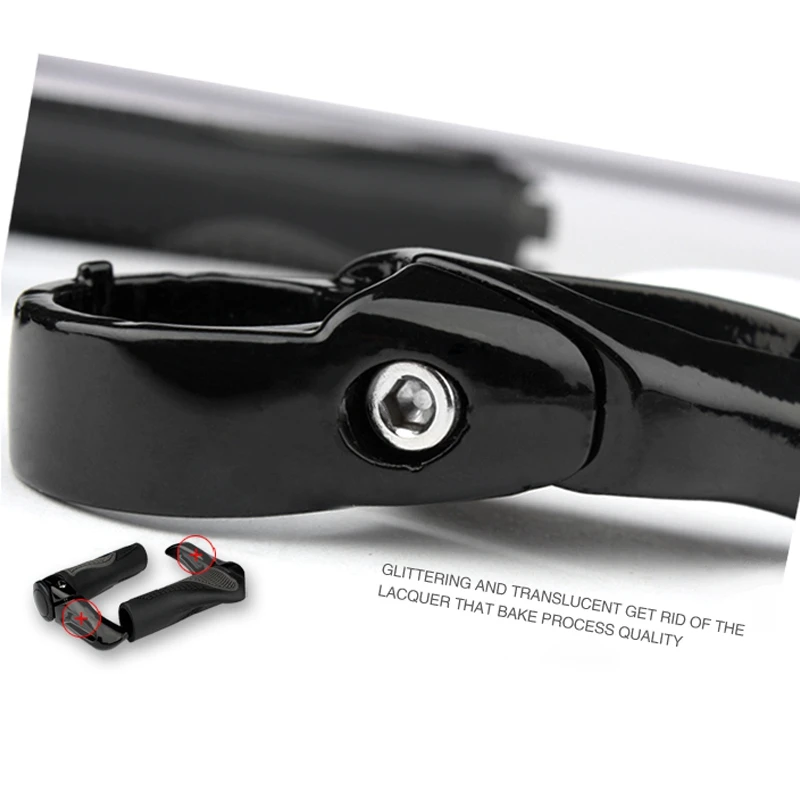 

Cycling Mountain Bike Bicycle Handlebar Handle Bar Grips End LOCK-ON Ergonomic