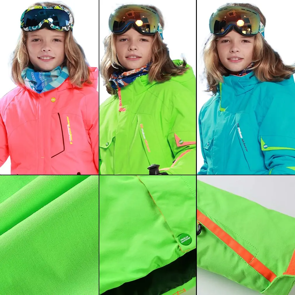 

Cool Designed Winter Outdoors Snow Ski Boy Outdoor Sports Jacket Coat Top Quality Girl Ski Coat dropshipping