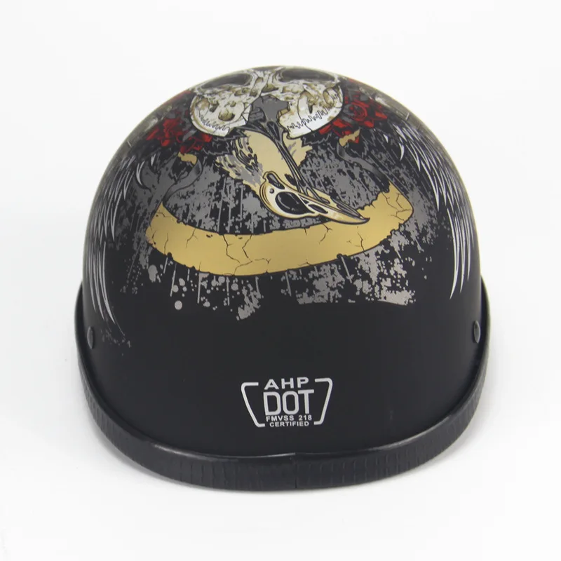 Personality helmet ladybug EE half summer Japanese classic retro battery car | Автомобили и мотоциклы