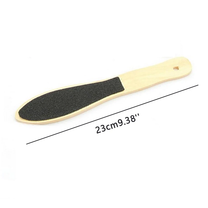 

Pedicure Grater 23cm Wooden Smooth Hard Dry Tough Skin Double Sided Feet Remover
