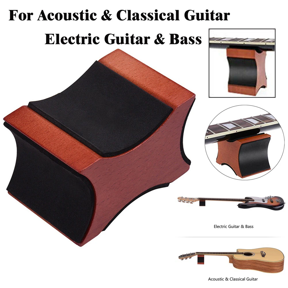 massivholz gitarre neck rest unterstützung stehen für elektrische akustische gitarre ukulele musical instrument luthier setup reparatur werk
