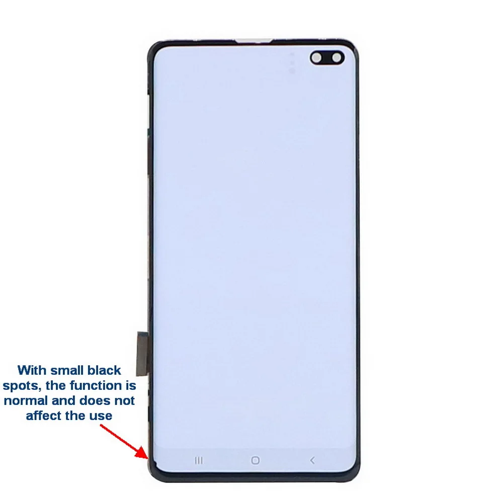 Pantalla LCD AMOLED ORIGINAL para SAMSUNG Galaxy S10, G973F, G973, s10 Plus, G9750, G975F, digitalizador de pantalla t&aacute;ctil con p&iacute;xeles muertos-4