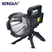 super bright led portable spotlights flashlight searchlight with p50 lamp bead mountable bracket suitable for expeditionsetc