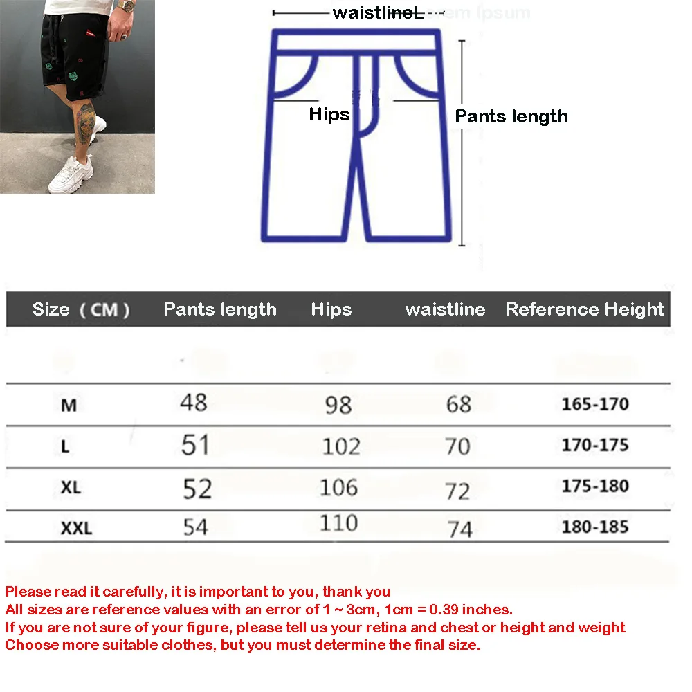 

2020 summer new embroidered sports shorts fashion casual summer street clothing