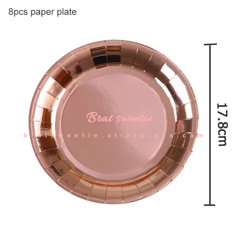 rosegold 7in plate Розовые золотые воздушные шары на день рождения, свадебные шары, кольцо с бриллиантом, фольгированный шар для невесты, воздушный шар, декор для свадьбы и Помолвки - Цвет: rosegold 7in plate