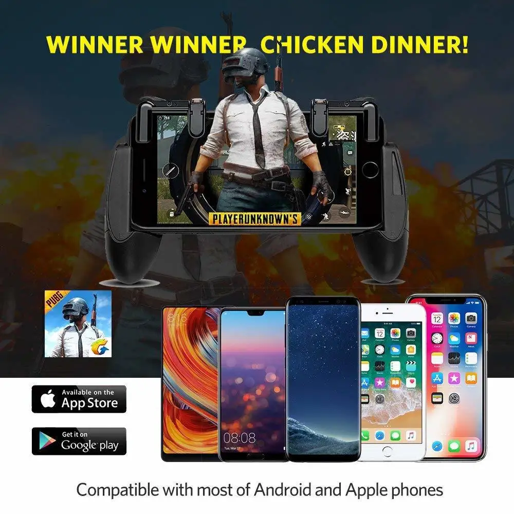 Геймпад DishyKooker для Knives Out PUBG мобильный телефон Shoot игровой контроллер L1R1