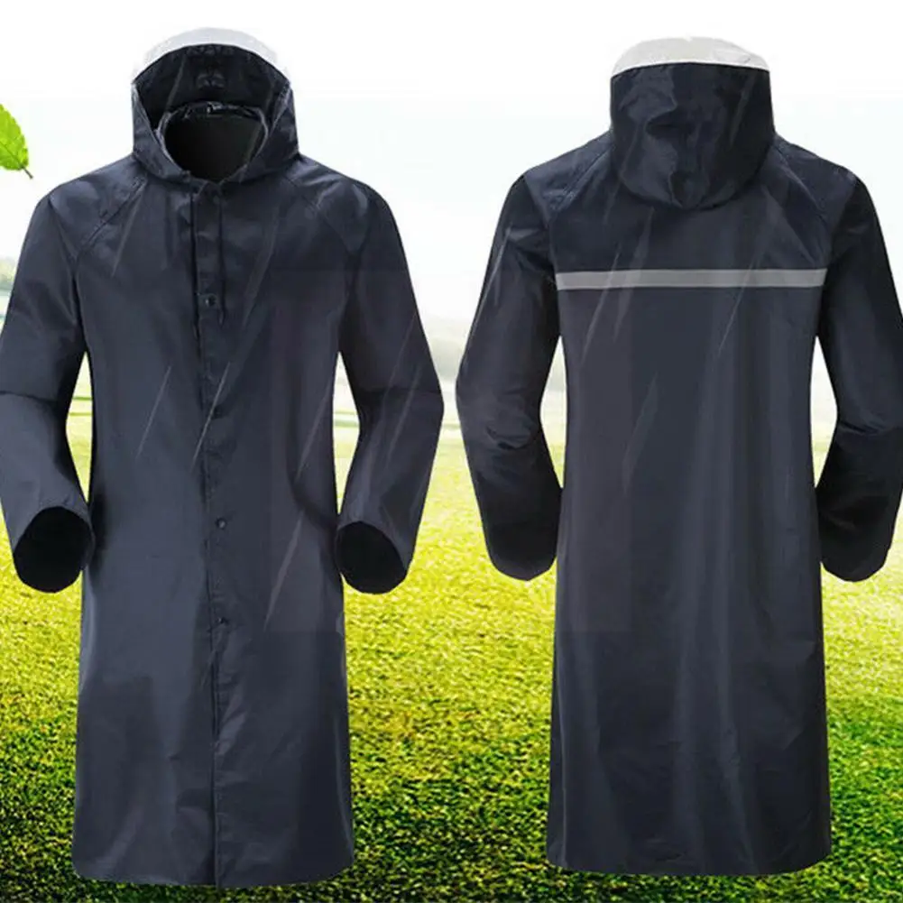 

Новый длинный плащ, Модное пончо для взрослых для мужчин и женщин, удлиненное цельное пончо для работы на открытом воздухе и походов, защита ...