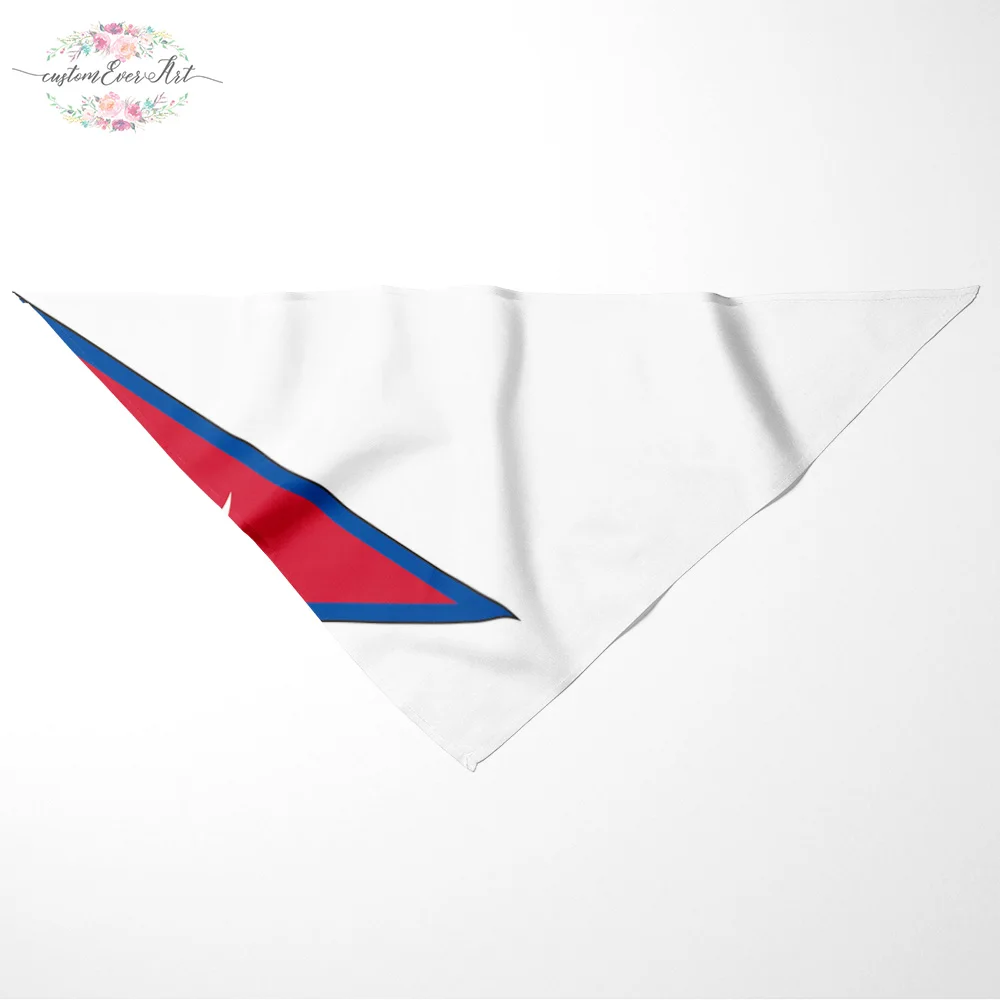 

The Nepal flag dog bandana large pet scraf pet bandana for dog scarf dog neck scarf dog print scarf bandana