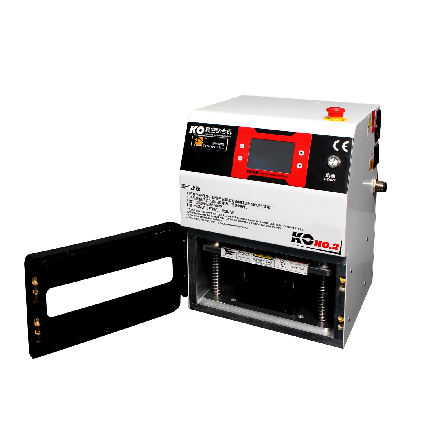 КО № 2 lcd Восстановленный вакуумный ламинатор ОСА для samsung Edge стекло заменить