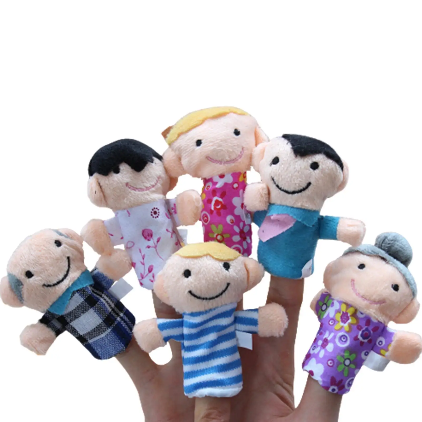 

Finger Puppets Baby Mini Animals Educational Hand Cartoon Animal Plush doll Finger Puppets theater Plush Toys for Children Gifts
